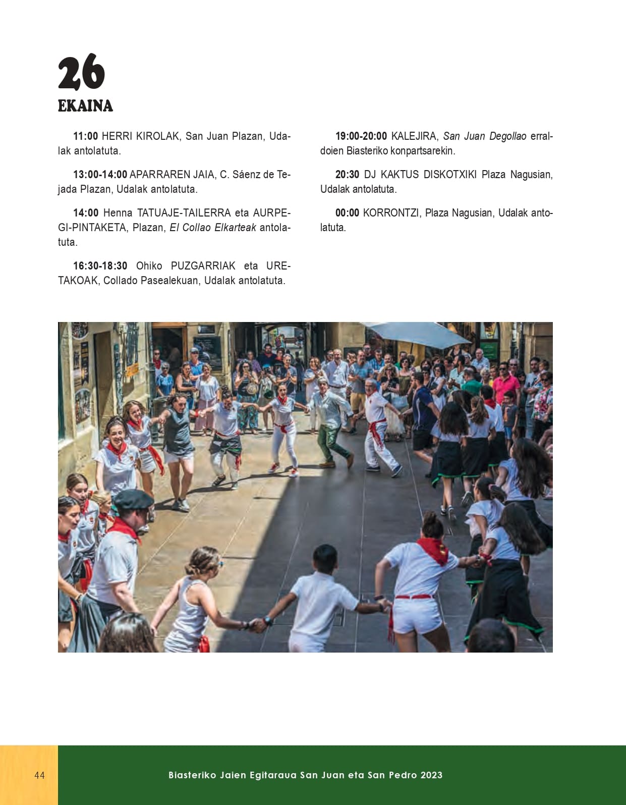 Programa de fiestas portada